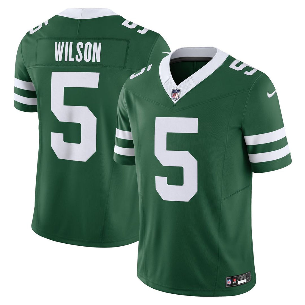 Garrett Wilson New York Jets Legacy Green Vapor F.U.S.E. Limited Jersey