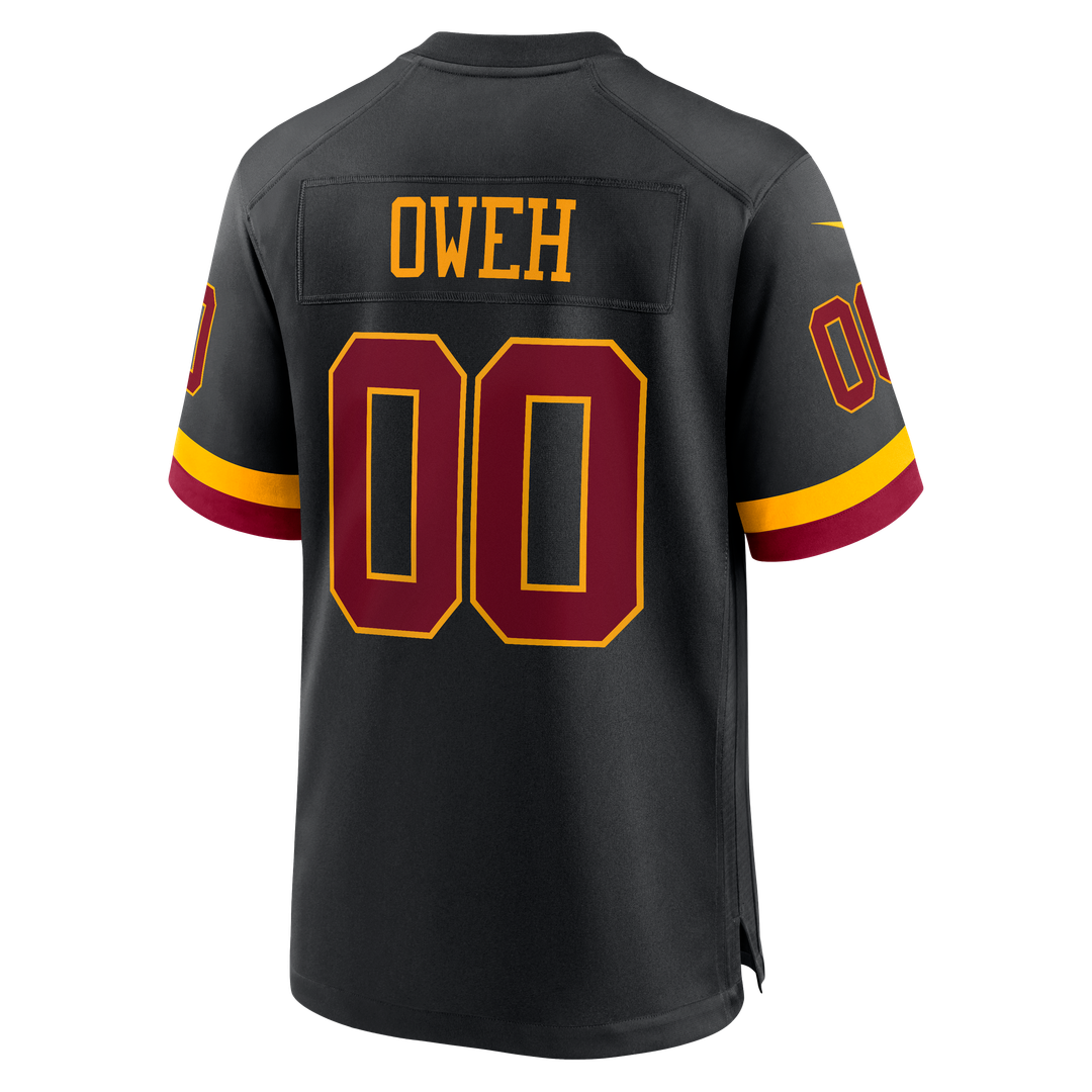 Odafe Oweh Washington Commanders Black Hail Raiser Alternate Game Jersey