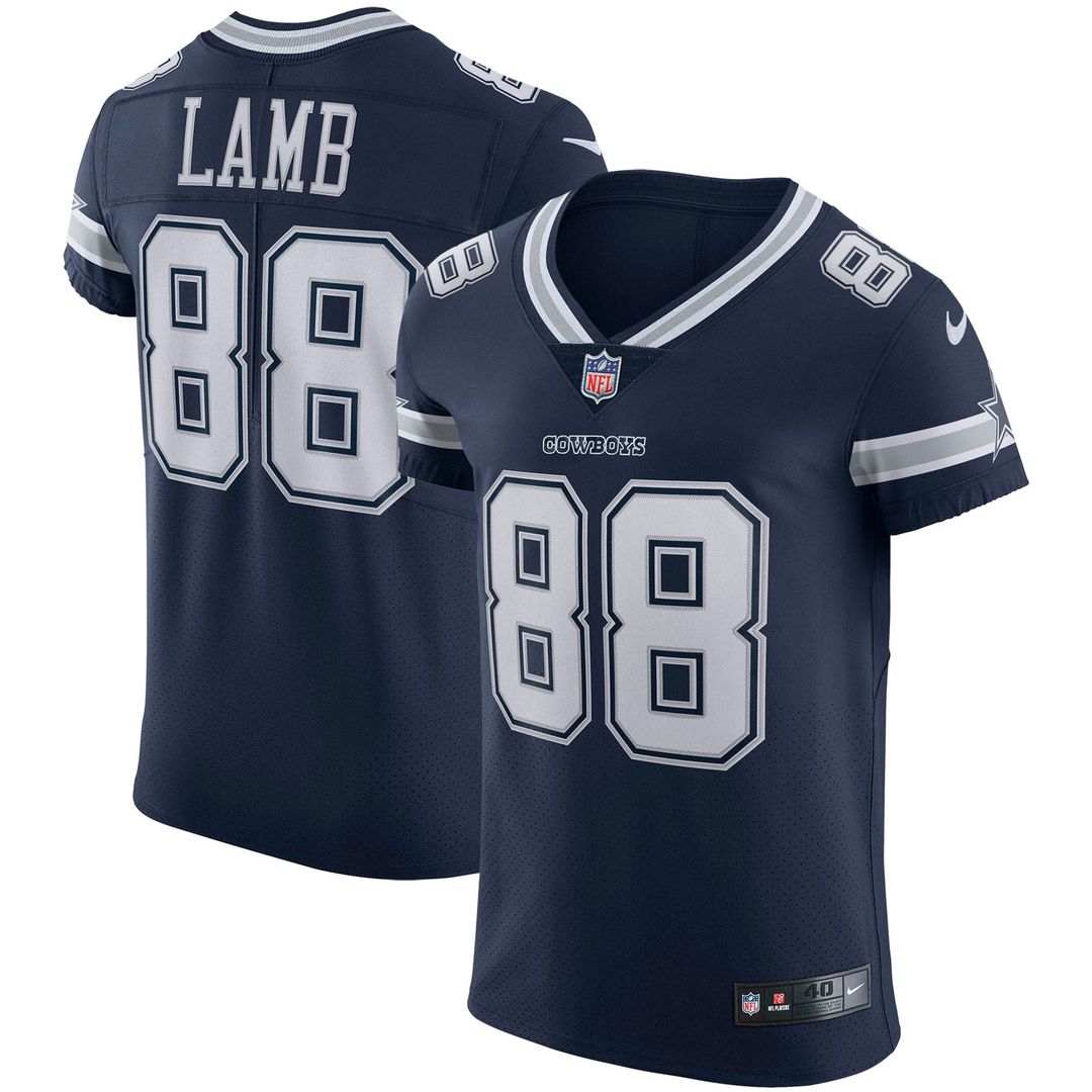 CeeDee Lamb Dallas Cowboys Navy Vapor Elite Jersey