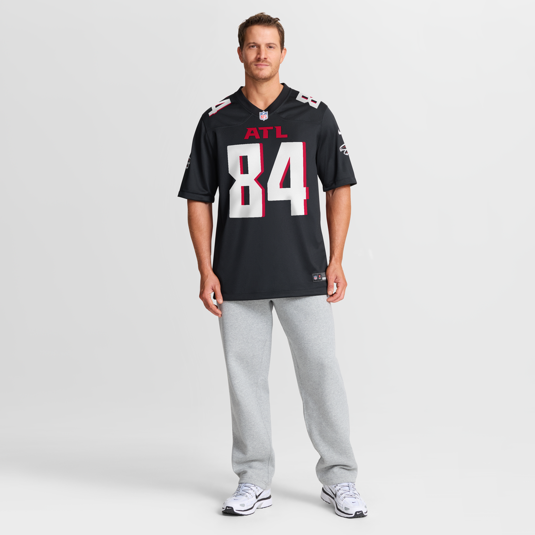 Alfred Jenkins Atlanta Falcons Black Game Retired Player Jersey