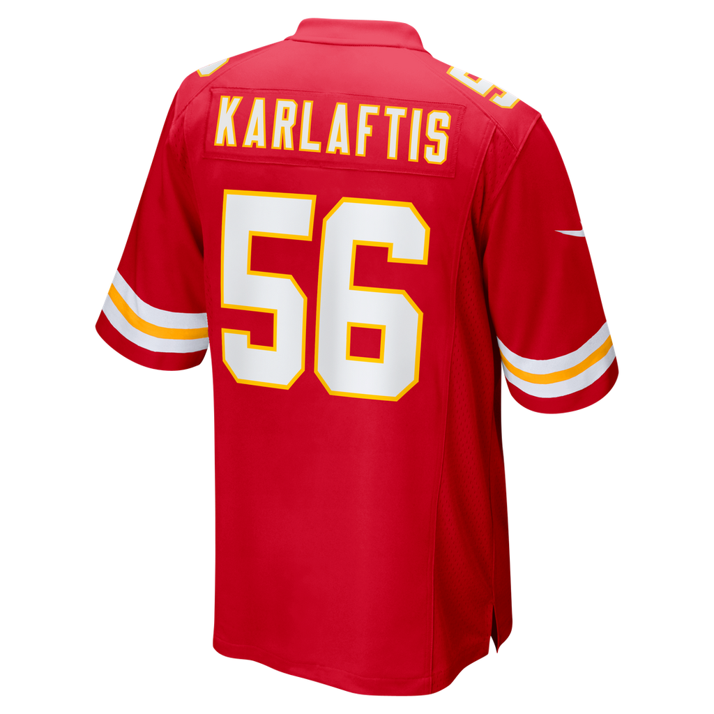 George Karlaftis Kansas City Chiefs Red Player Game Jersey
