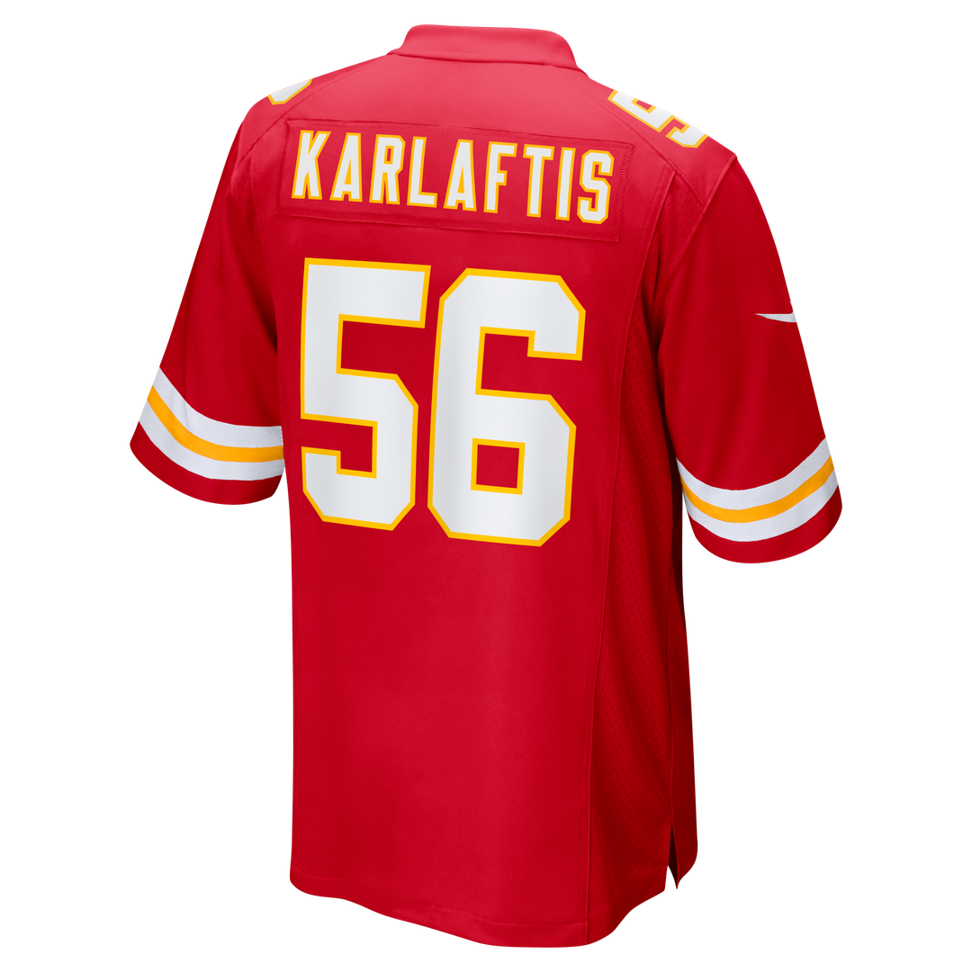 George Karlaftis Kansas City Chiefs Red Player Game Jersey