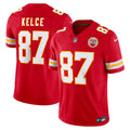 Travis Kelce Kansas City Chiefs Red Vapor F.U.S.E. Limited Jersey