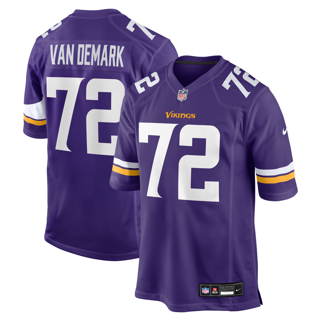 Ryan Van Demark Minnesota Vikings Purple Team Game Jersey