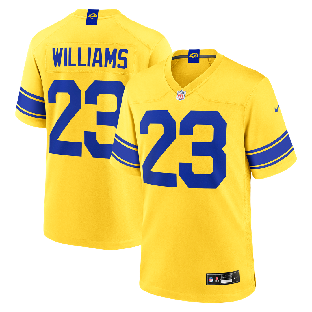 Kyren Williams Los Angeles Rams Royal Team Game Player Jersey