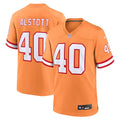 Mike Alstott Tampa Bay Buccaneers Orange Throwback Game Jersey