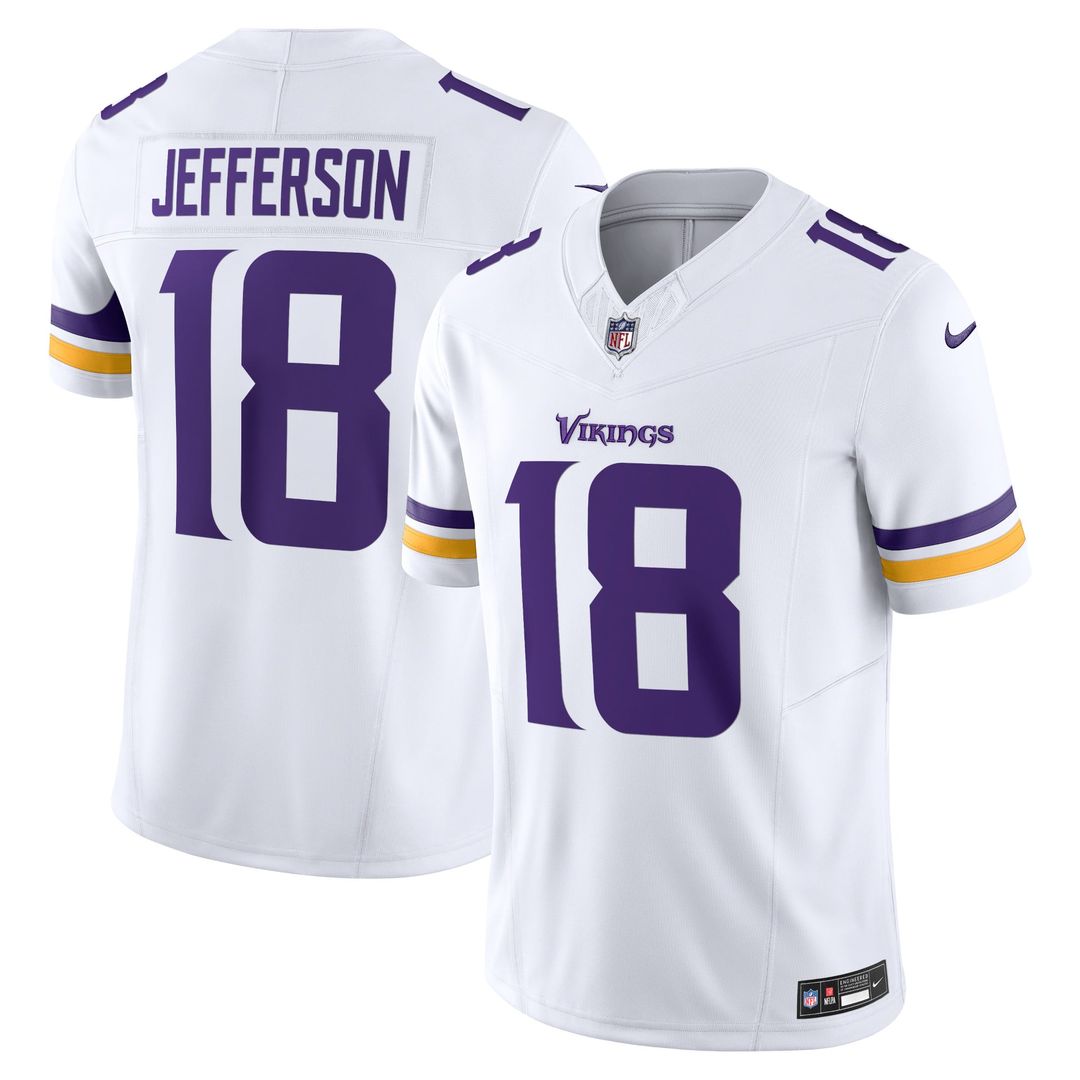 Justin Jefferson Minnesota Vikings White Vapor F.U.S.E. Limited Jersey