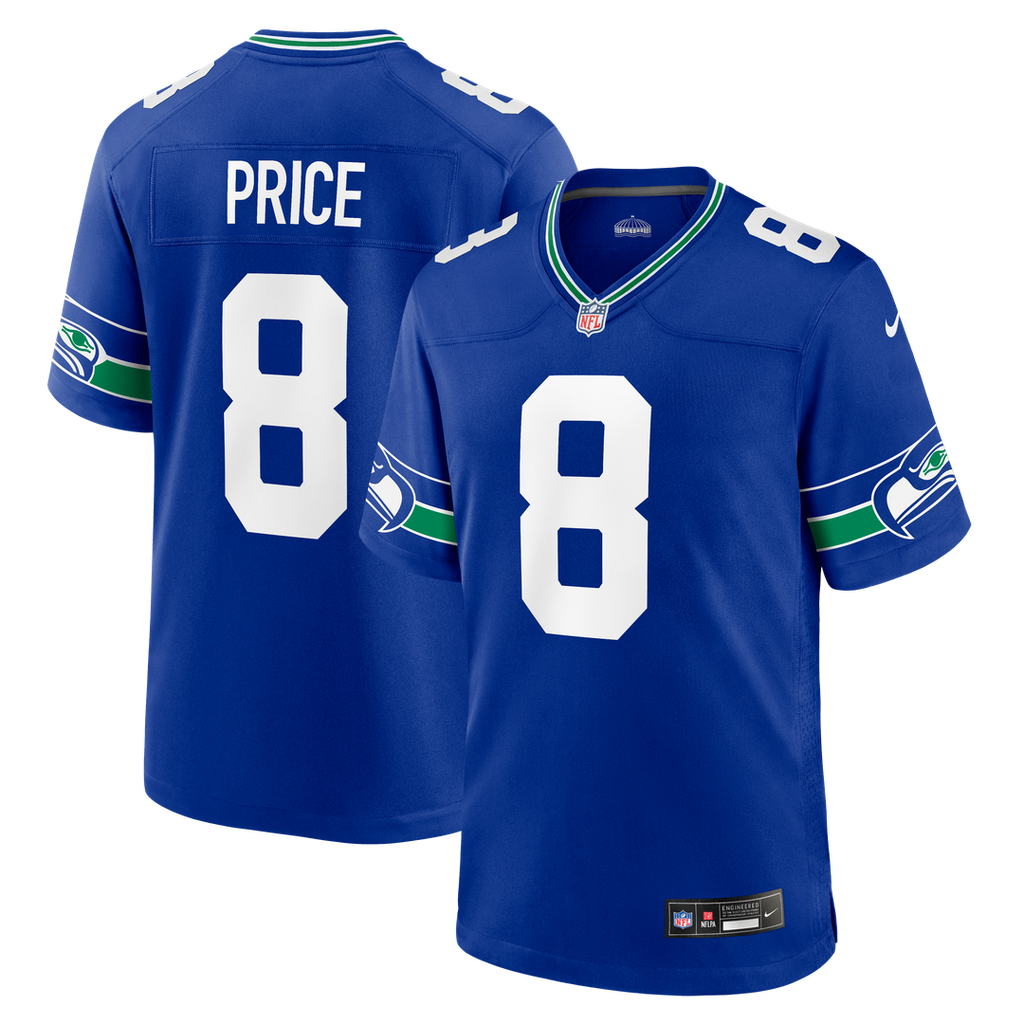 Jadarian Price Seattle Seahawks Royal Alternate Game Jersey