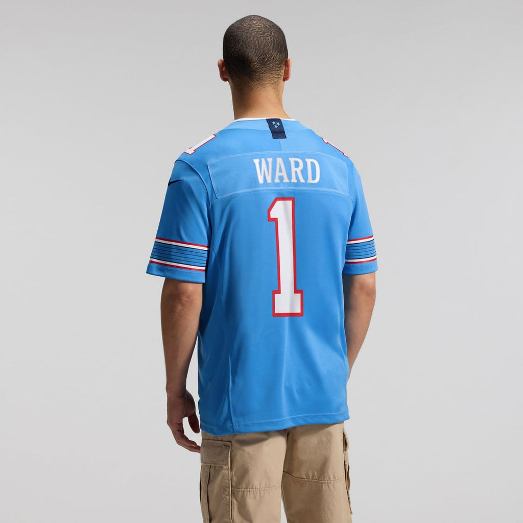 Cameron Ward Tennessee Titans Light Blue Team Vapor F.U.S.E. Stitched Limited Jersey