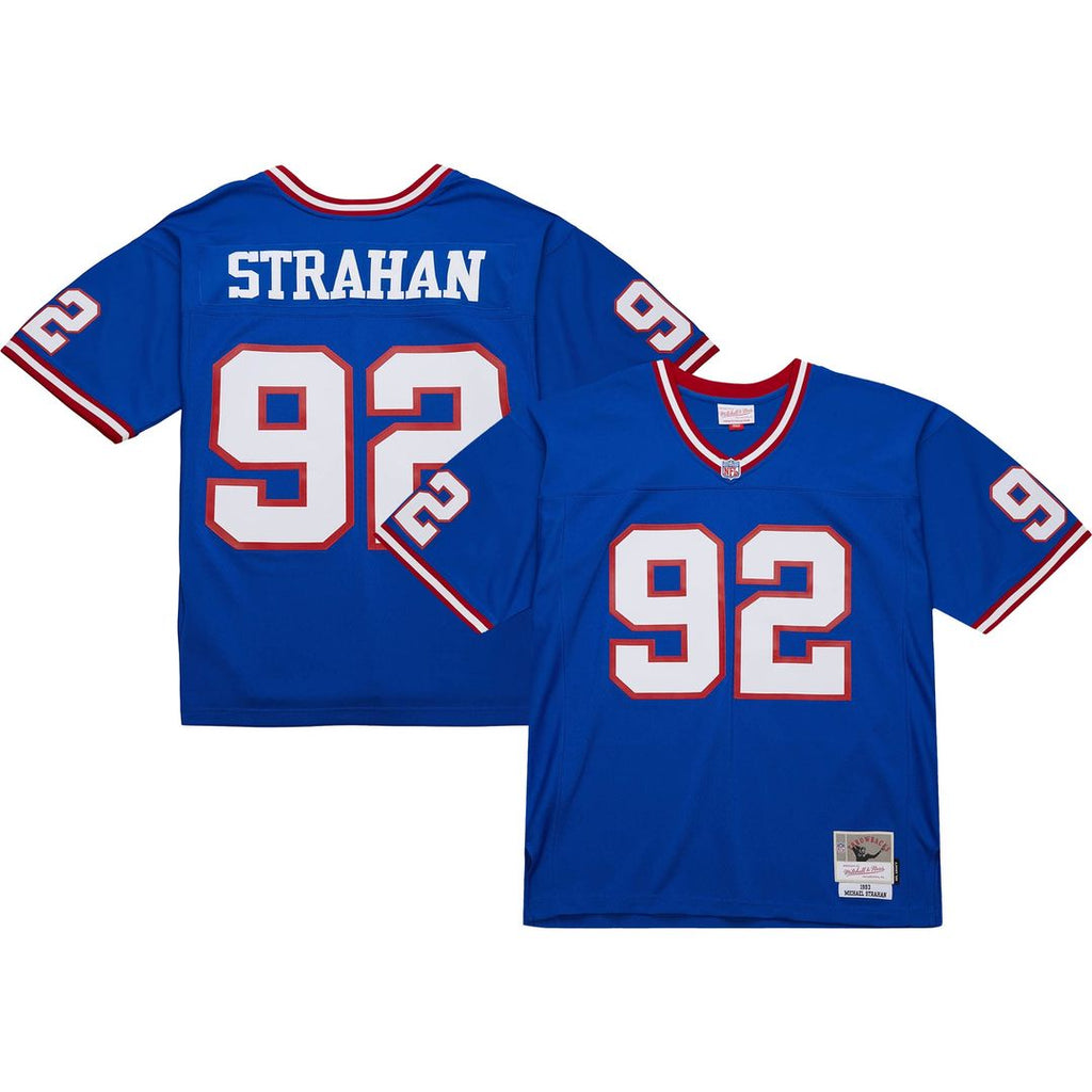 Michael Strahan New York Giants Royal Big & Tall 1993 Retired Player Replica Jersey