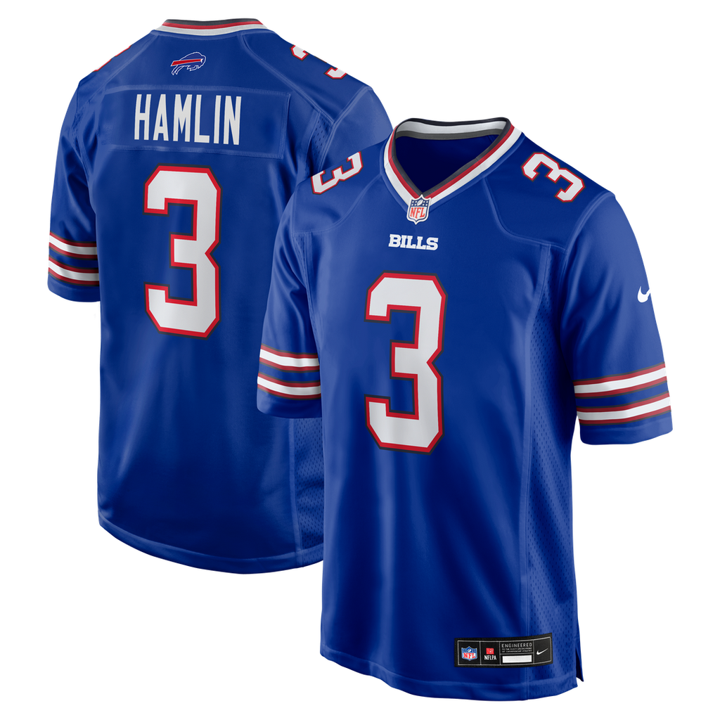 Damar Hamlin Buffalo Bills Royal Game Jersey