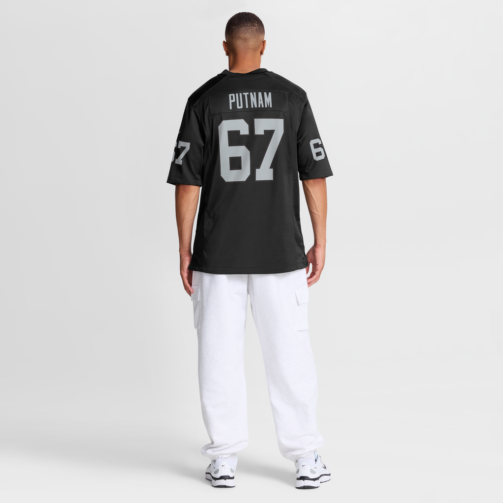 Will Putnam Las Vegas Raiders Black Team Game Jersey