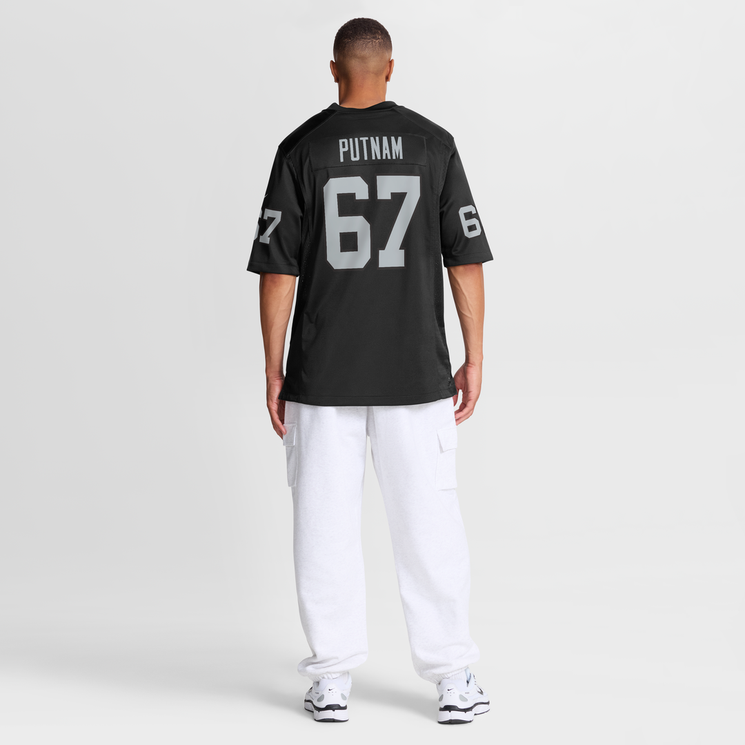 Will Putnam Las Vegas Raiders Black Team Game Jersey