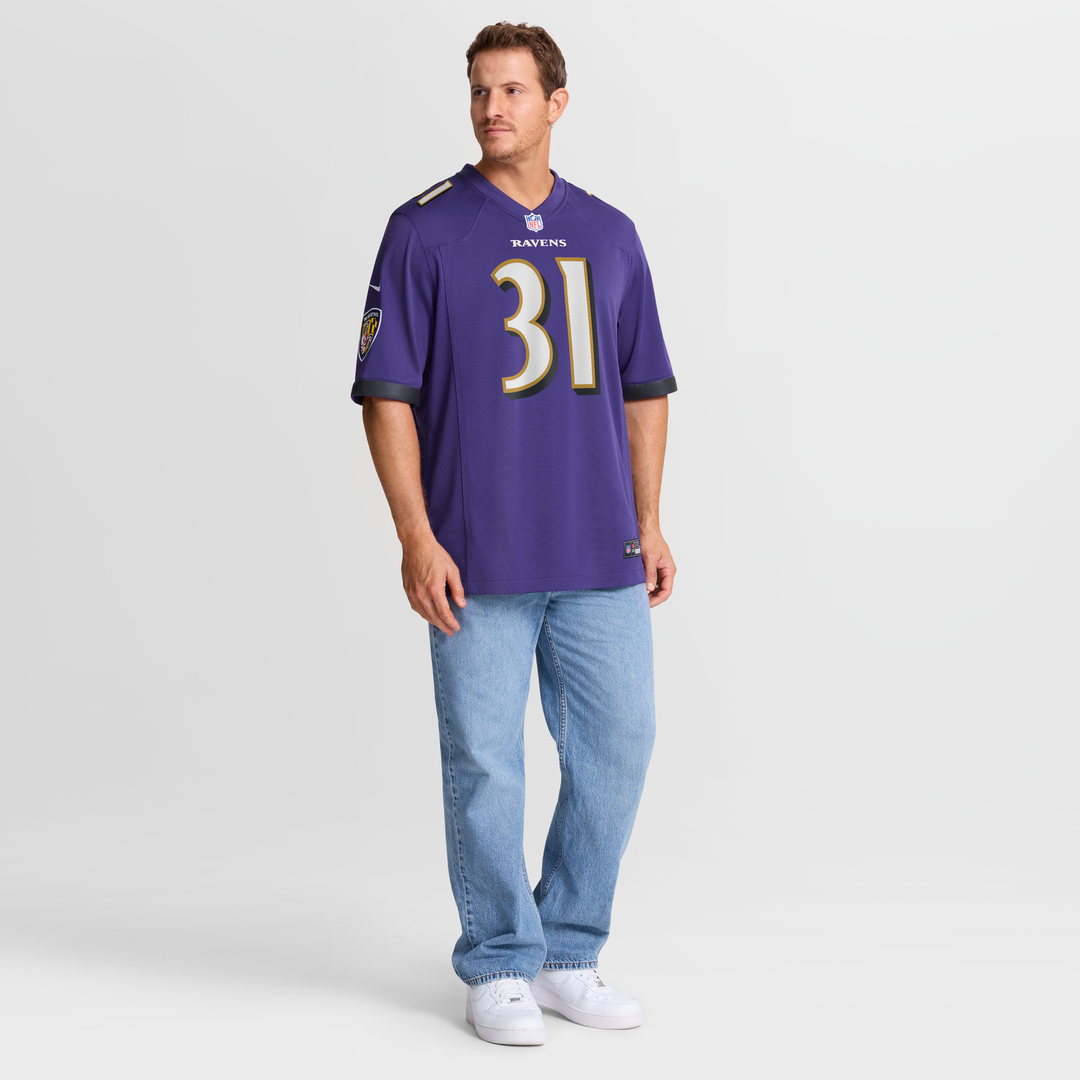 Jamal Lewis Baltimore Ravens Purple Game Retired Player Jersey