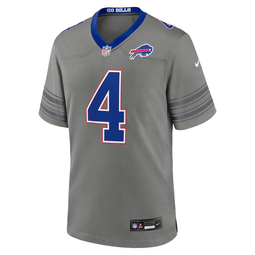 James Cook III Buffalo Bills Gray Nickel City Game Jersey