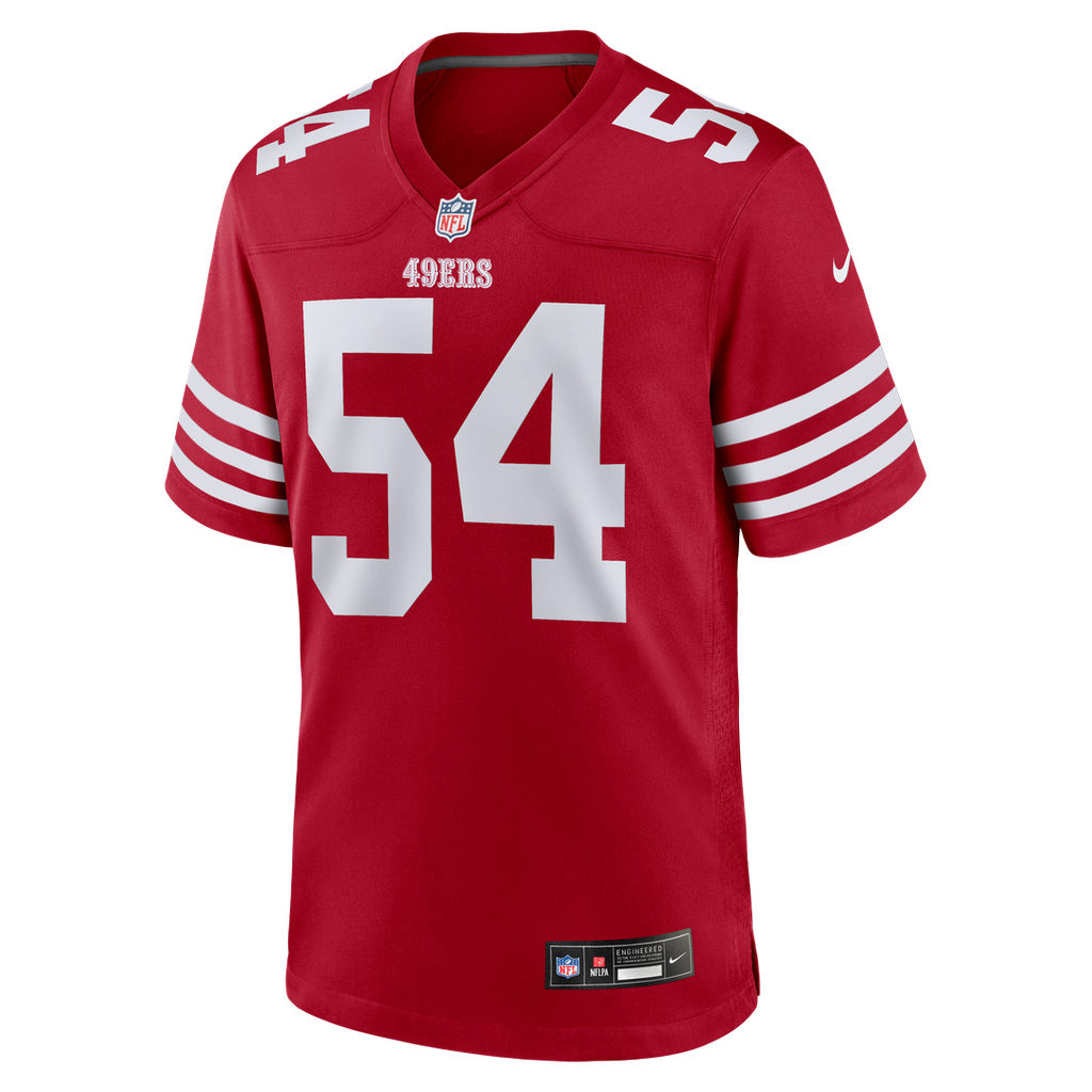 Fred Warner San Francisco 49ers Scarlet Player Game Jersey