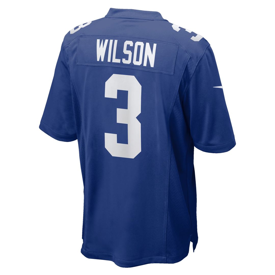 Russell Wilson New York Giants Royal Game Jersey
