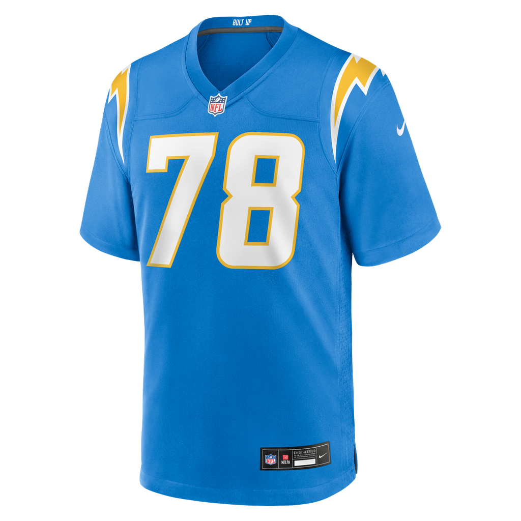 Andre James Los Angeles Chargers Powder Blue Team Game Jersey