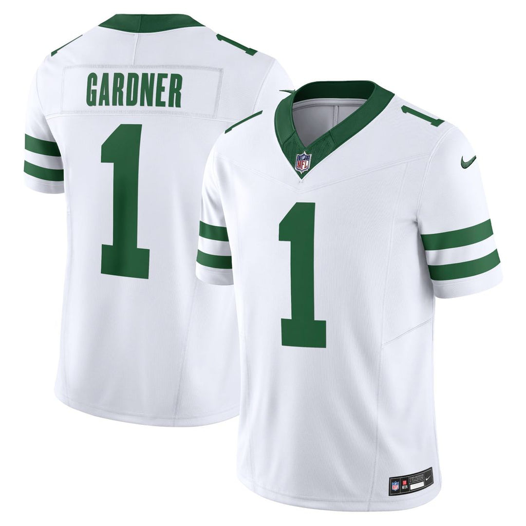 Ahmad Sauce Gardner New York Jets Legacy White Vapor F.U.S.E. Limited Jersey