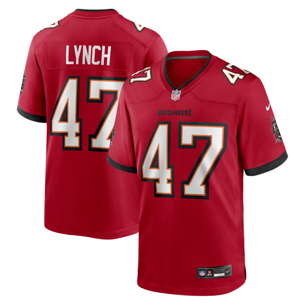 John Lynch Tampa Bay Buccaneers Red Game Retired Player Jersey