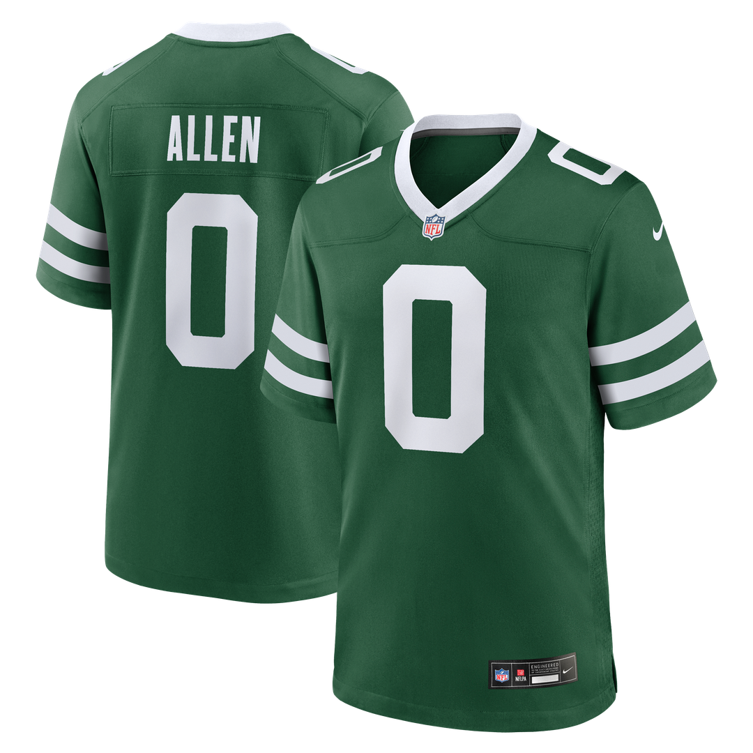 Braelon Allen New York Jets Legacy Green Game Jersey