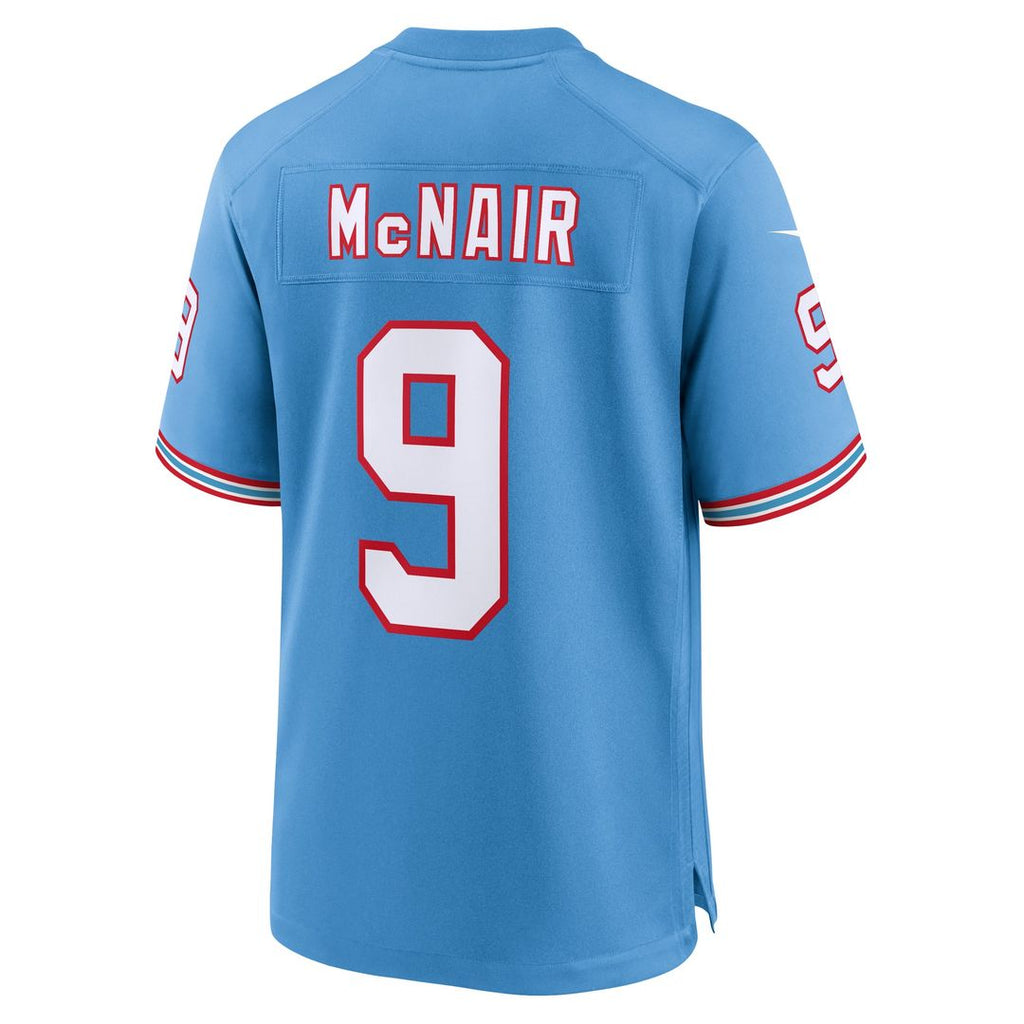 Steve McNair Tennessee Titans Light Blue Retired Player Alternate Game Jersey