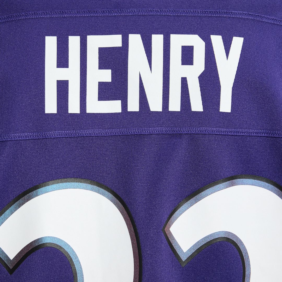 Derrick Henry Baltimore Ravens Purple Team Game Jersey