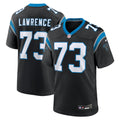 Rashard Lawrence Carolina Panthers Black Game Jersey