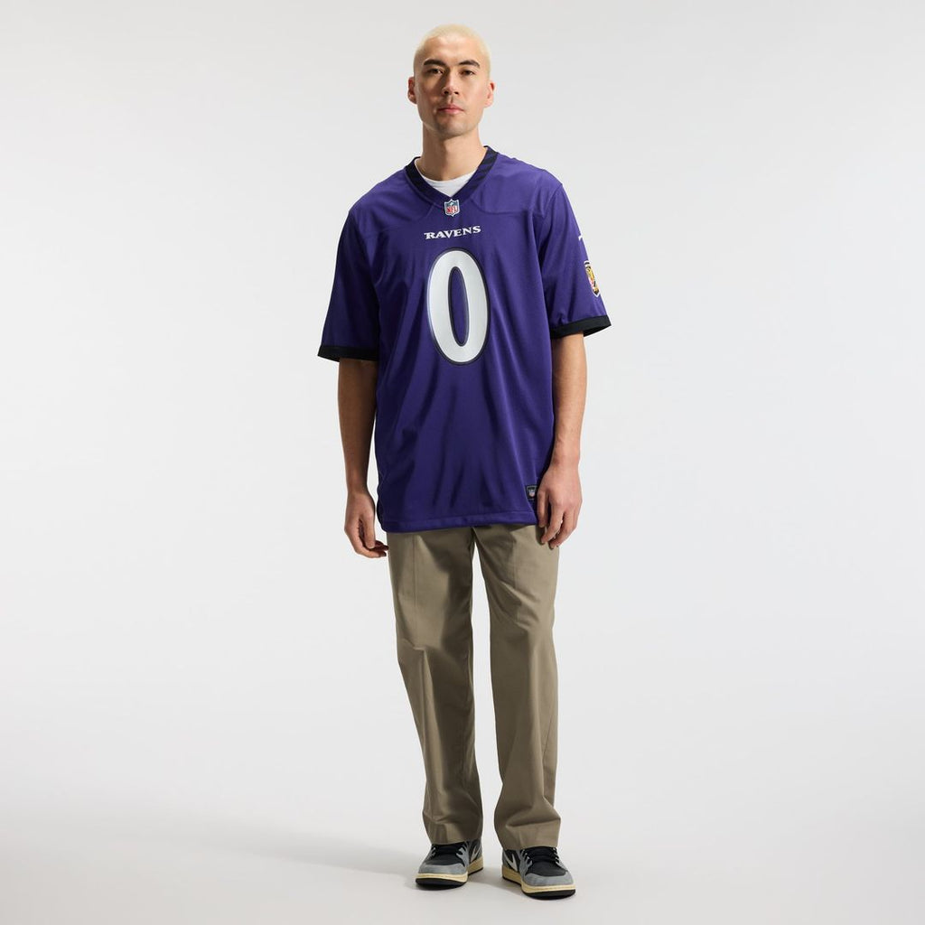 Roquan Smith Baltimore Ravens Purple Team Game Jersey