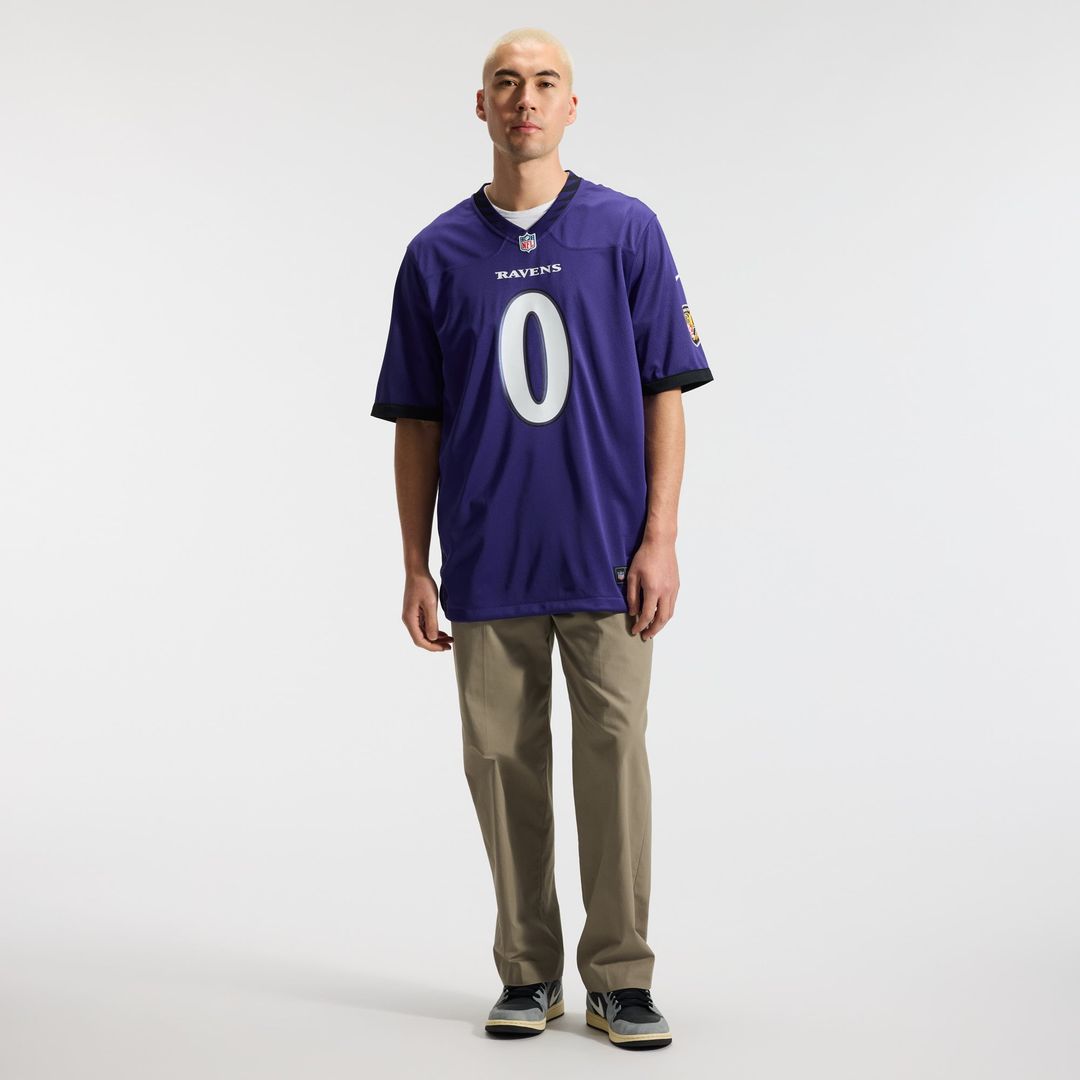 Roquan Smith Baltimore Ravens Purple Team Game Jersey
