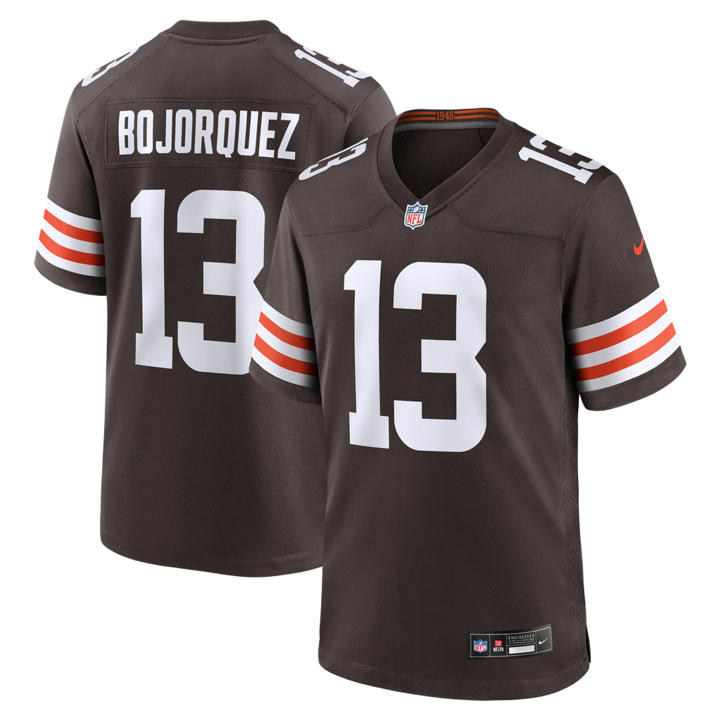 Corey Bojorquez Cleveland Browns Brown Game Jersey