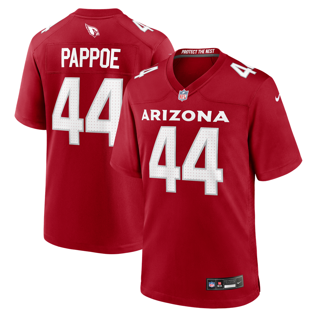 Owen Pappoe Arizona Cardinals Cardinal Team Game Jersey