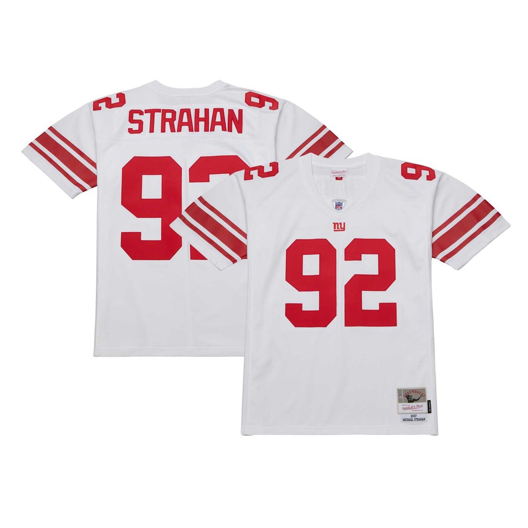 Michael Strahan New York Giants White Legacy Replica Jersey