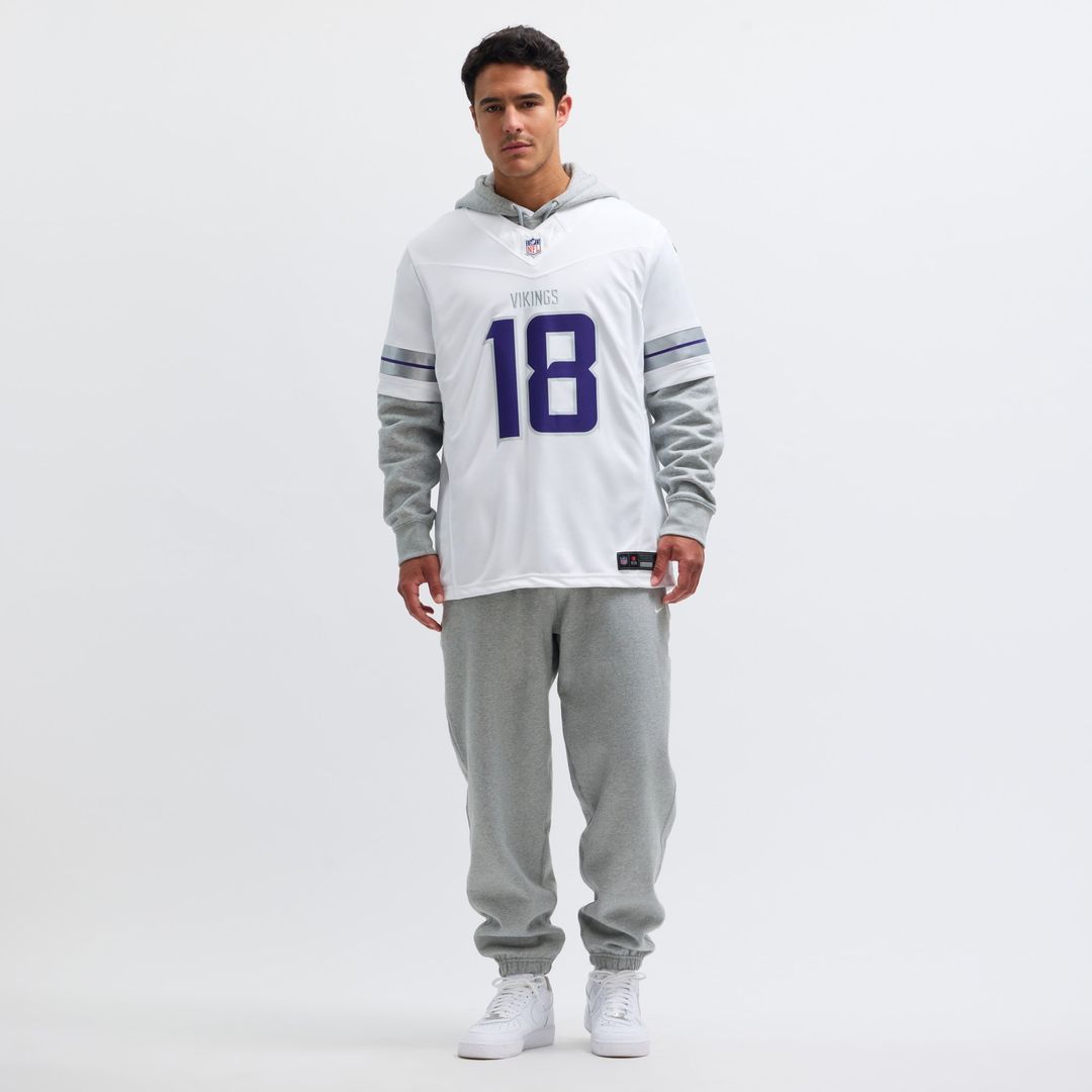 Justin Jefferson Minnesota Vikings White Alternate Vapor F.U.S.E. Limited Jersey