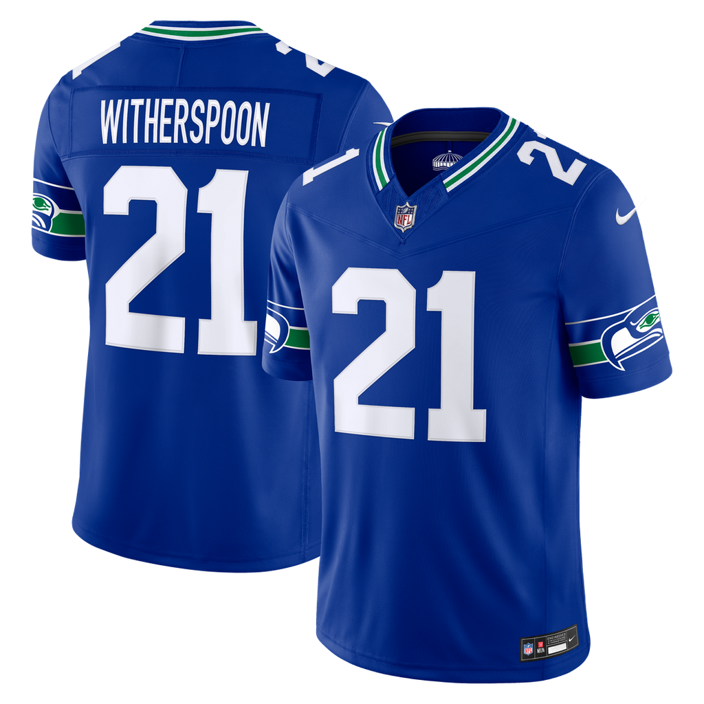 Devon Witherspoon Seattle Seahawks Royal Alternate Vapor F.U.S.E. Stitched Limited Jersey