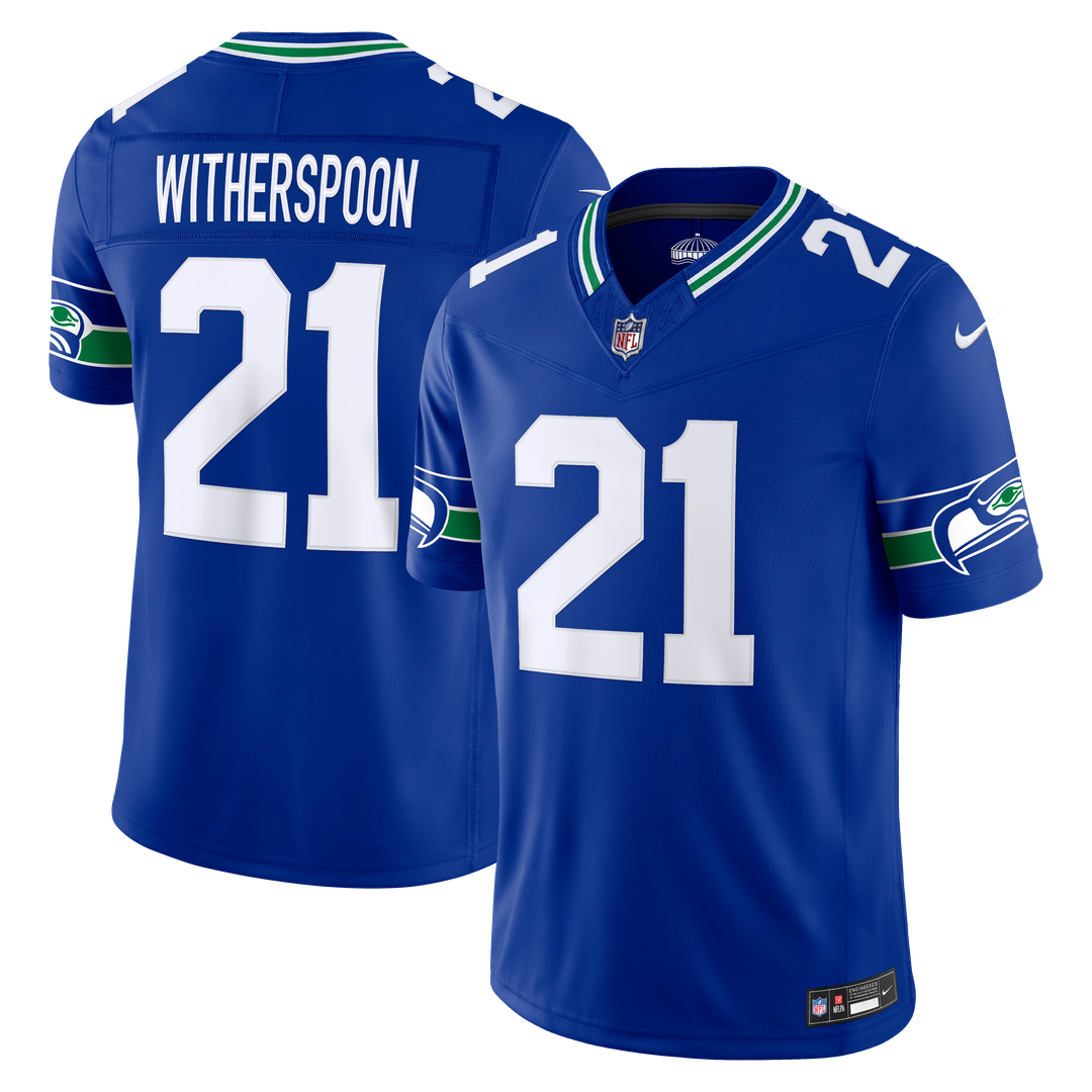 Devon Witherspoon Seattle Seahawks Royal Alternate Vapor F.U.S.E. Stitched Limited Jersey