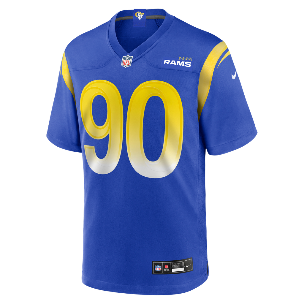 Earnest Brown IV Los Angeles Rams Royal Team Game Jersey