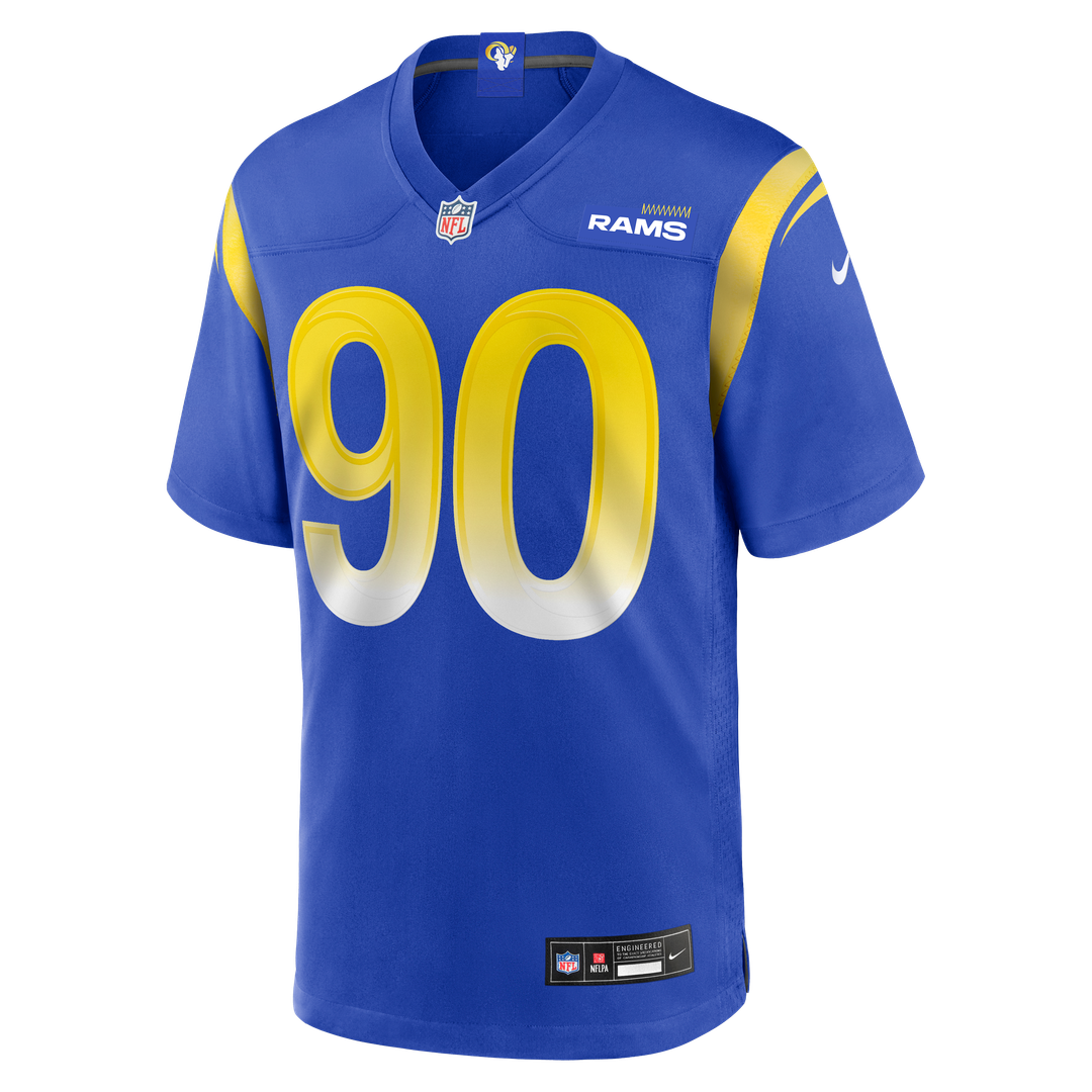 Earnest Brown IV Los Angeles Rams Royal Team Game Jersey