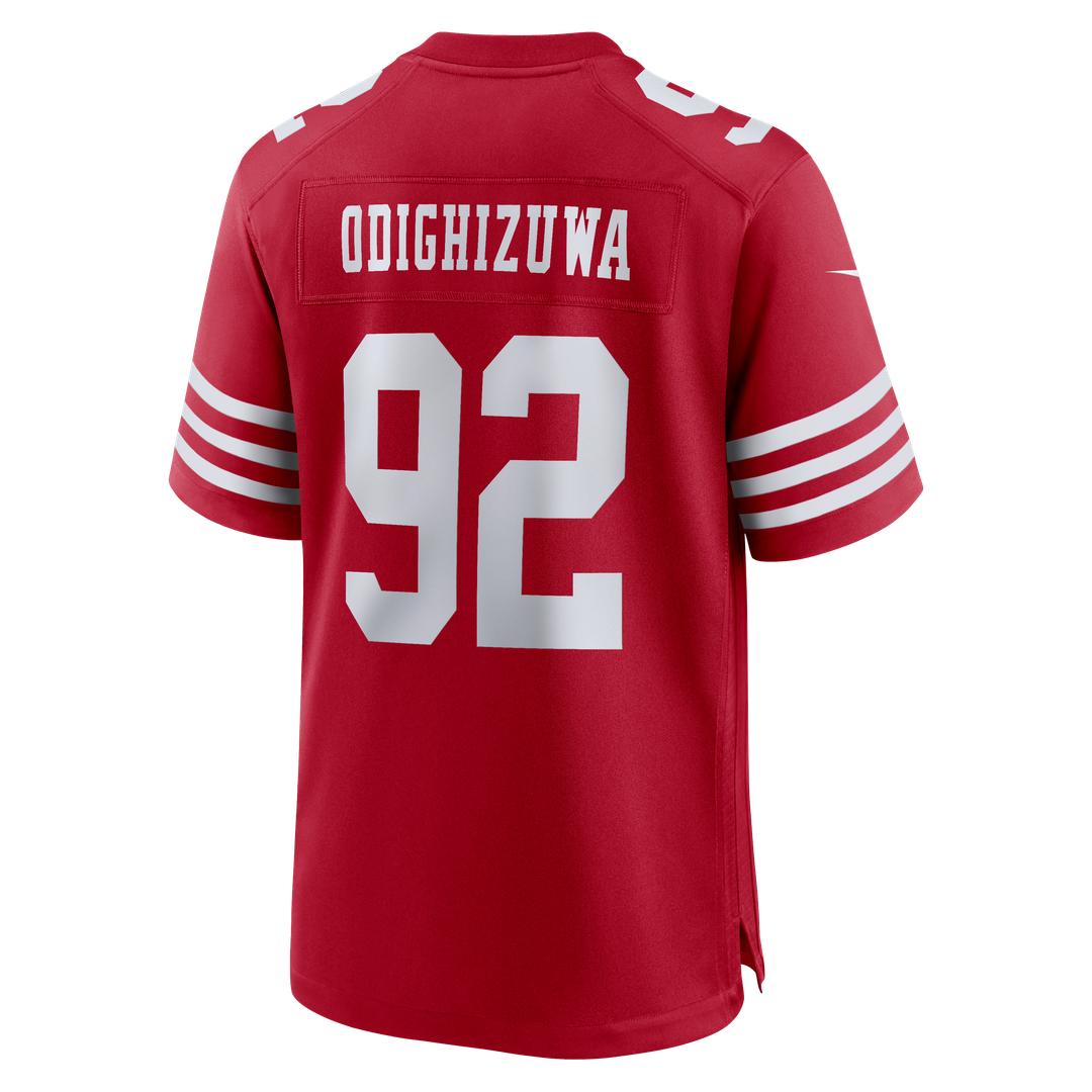 Osa Odighizuwa San Francisco 49ers Scarlet Team Game Jersey