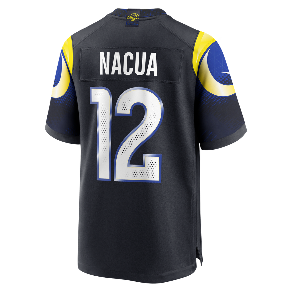 Puka Nacua Los Angeles Rams Dark Blue Rivalries Collection Game Jersey