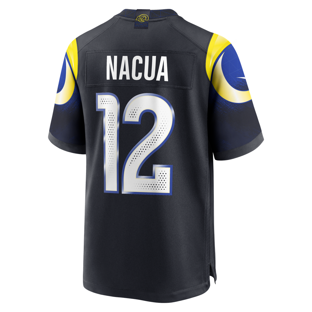 Puka Nacua Los Angeles Rams Dark Blue Rivalries Collection Game Jersey