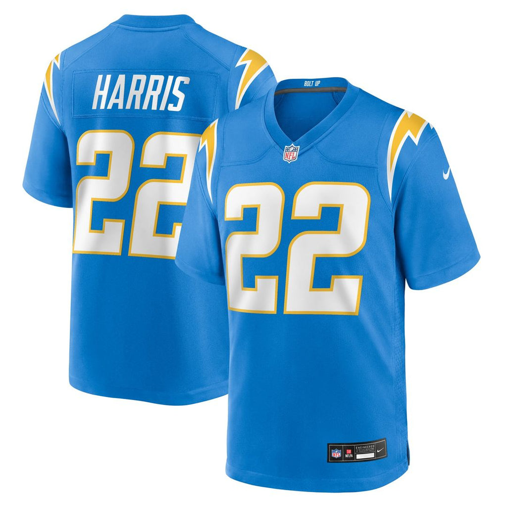 Najee Harris Los Angeles Chargers Powder Blue Game Player Jersey