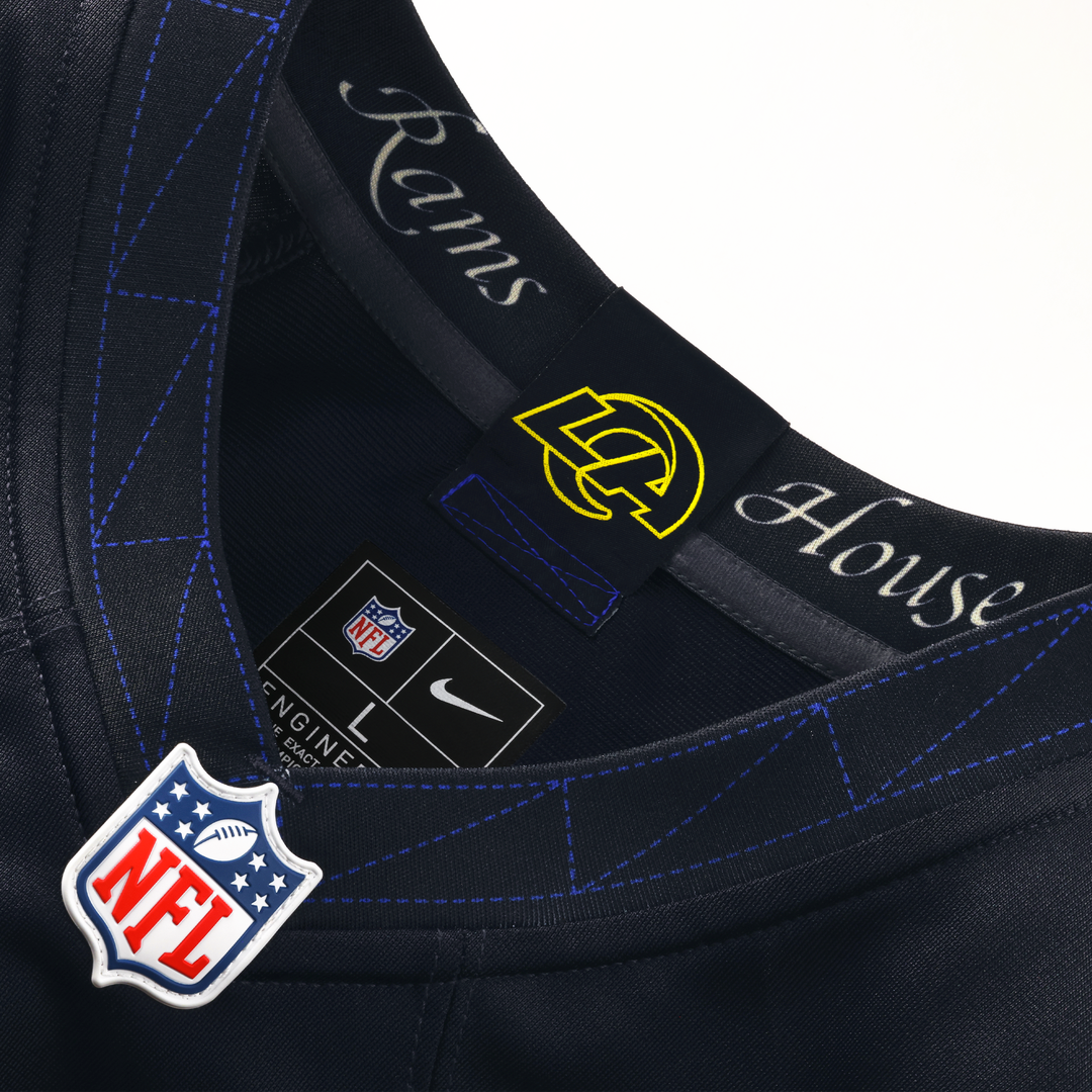 Puka Nacua Los Angeles Rams Dark Blue Rivalries Collection Game Jersey