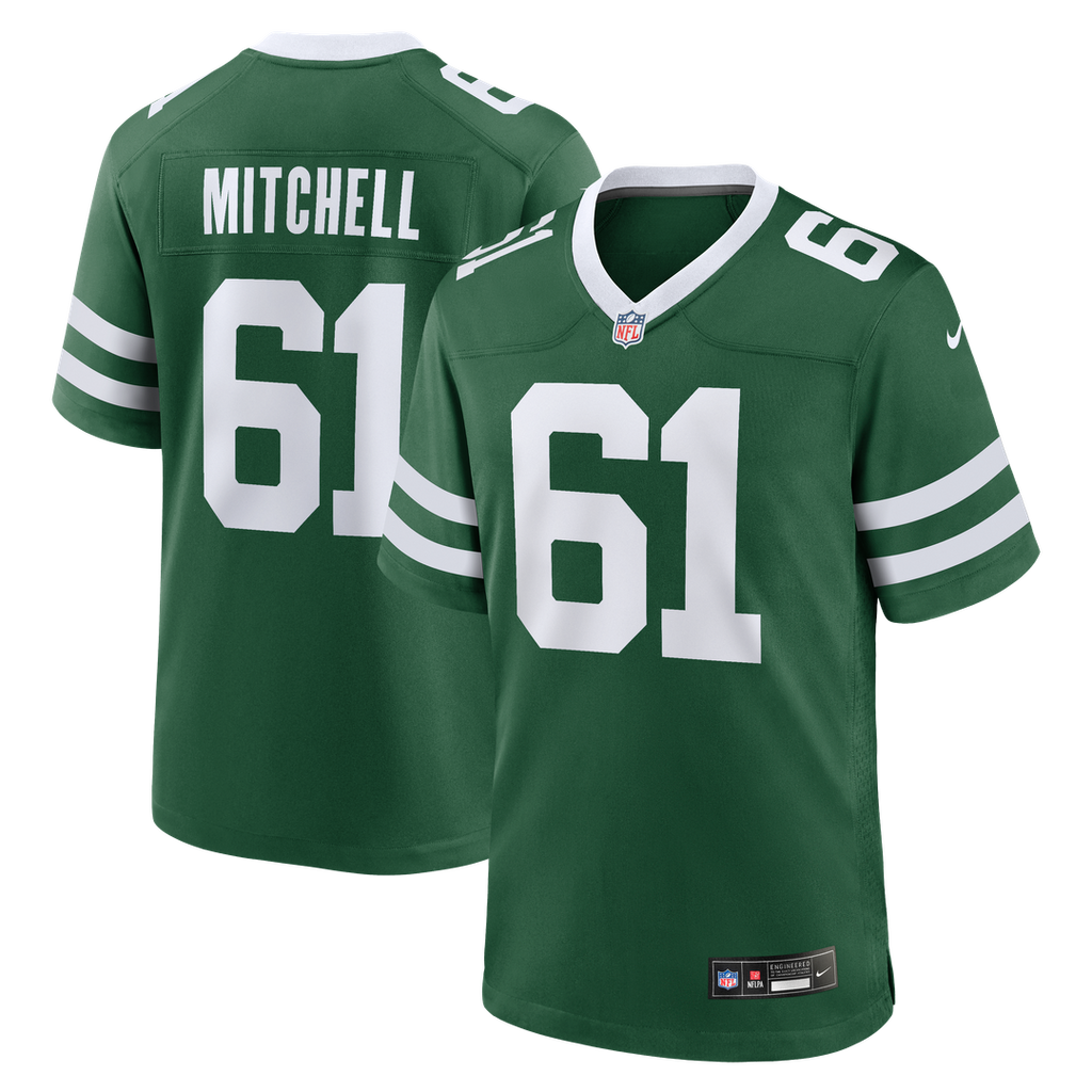 Max Mitchell New York Jets Legacy Green Team Game Jersey