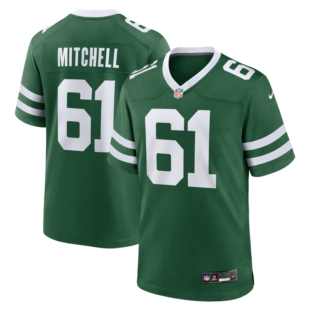 Max Mitchell New York Jets Legacy Green Team Game Jersey