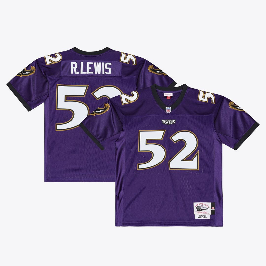 Ray Lewis Baltimore Ravens Purple 1996 Authentic Throwback Jersey