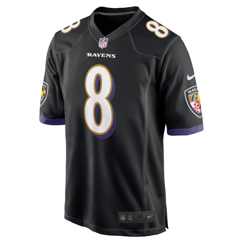 Lamar Jackson Baltimore Ravens White Game Jersey