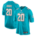 Jordyn Brooks Miami Dolphins Aqua Game Jersey