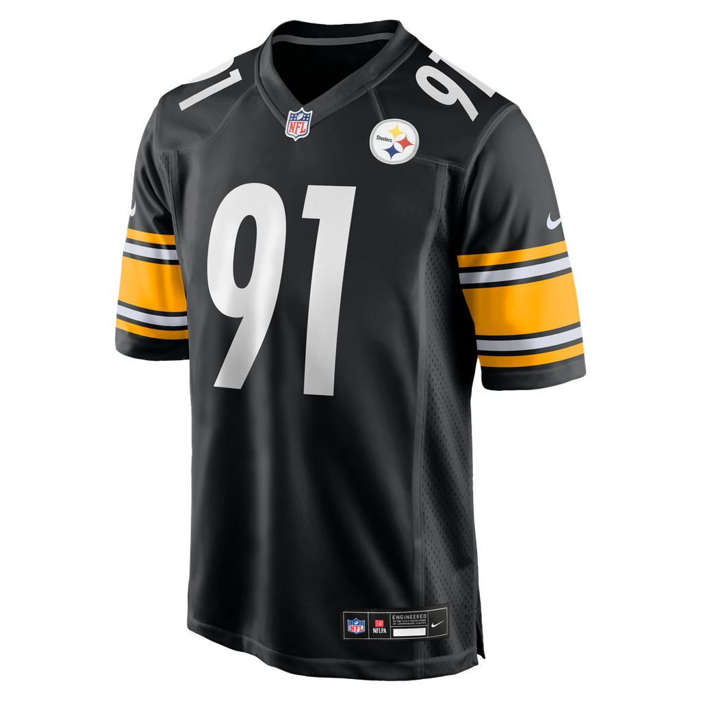 Logan Lee Pittsburgh Steelers Black Game Jersey