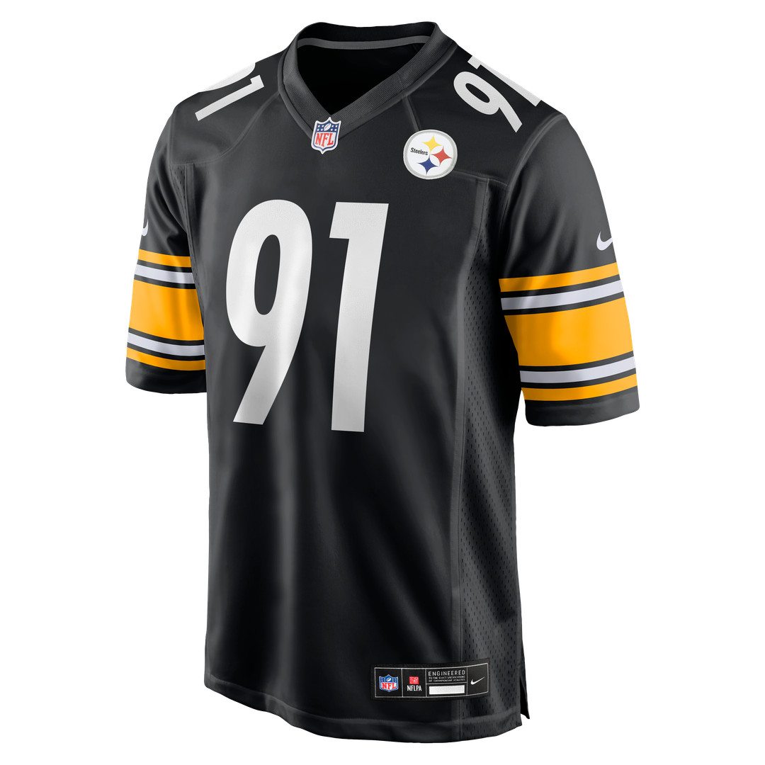Logan Lee Pittsburgh Steelers Black Game Jersey